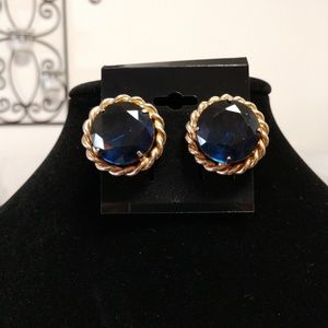 Marvella Ventage blue sapphire earrings  marvella